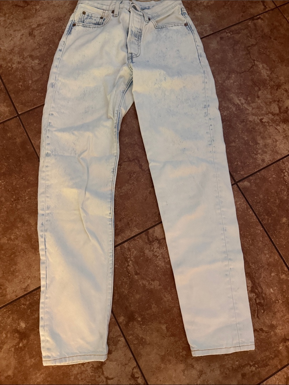 Levi's Pale Blue Straight Leg Women's Jeans